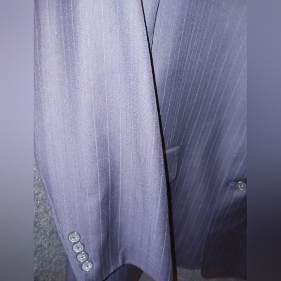 Hart Schaffner Marx For Nordstrom Men's‎ Navy Blue Pin Stripe jacket coat 42R - Picture 12 of 12